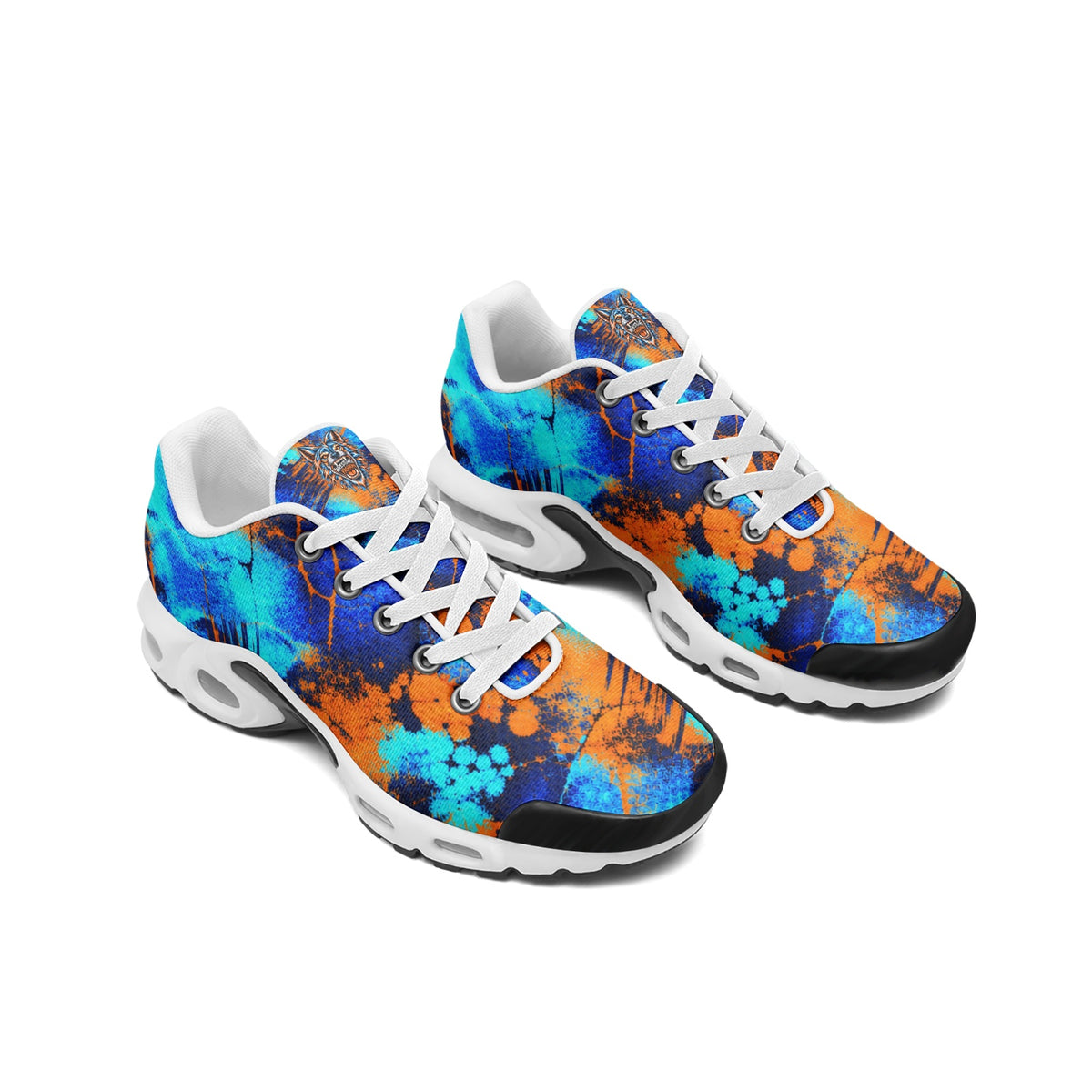 Ringside Riot Blue & Orange Sneakers
