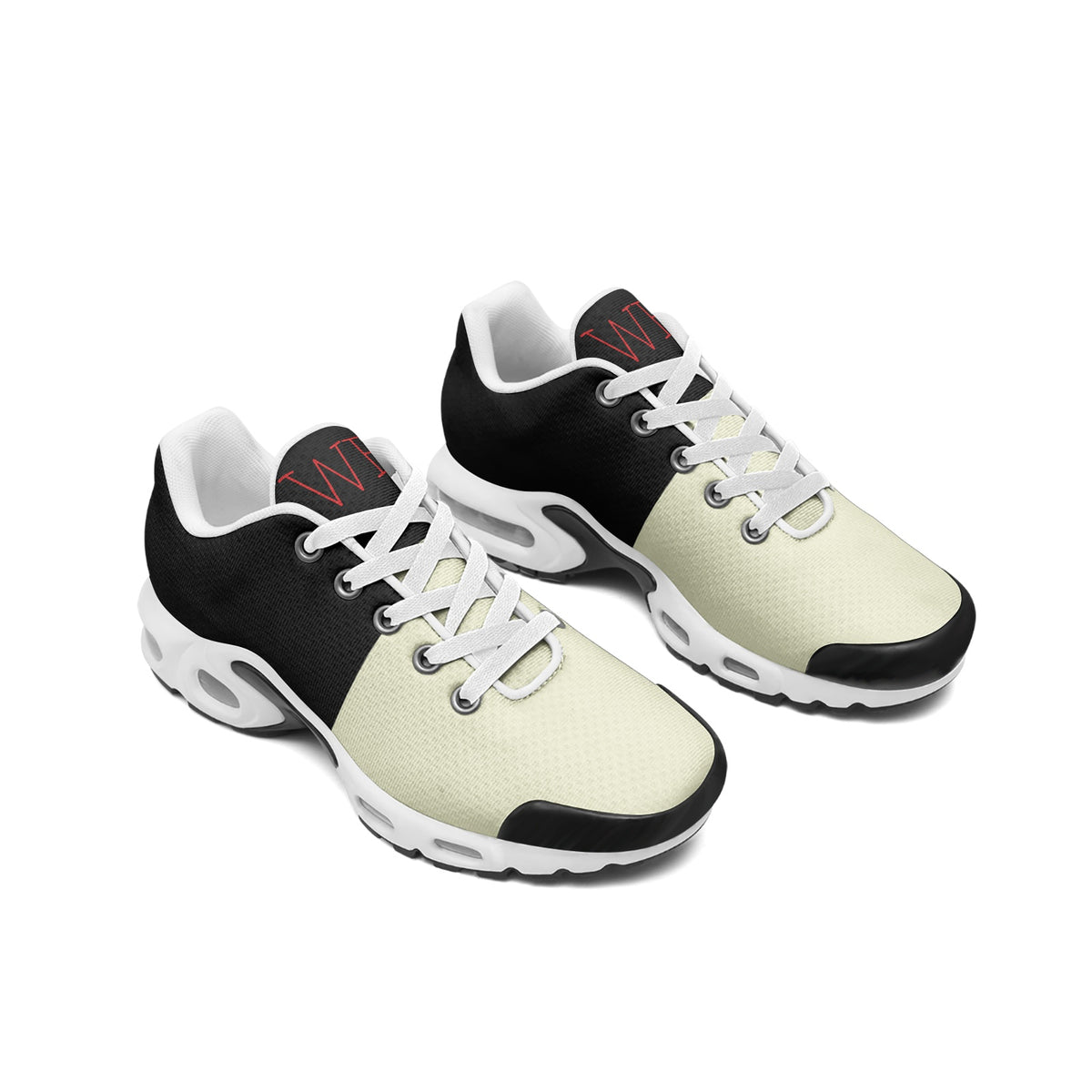 No Surrender Black & Ivory Sneakers