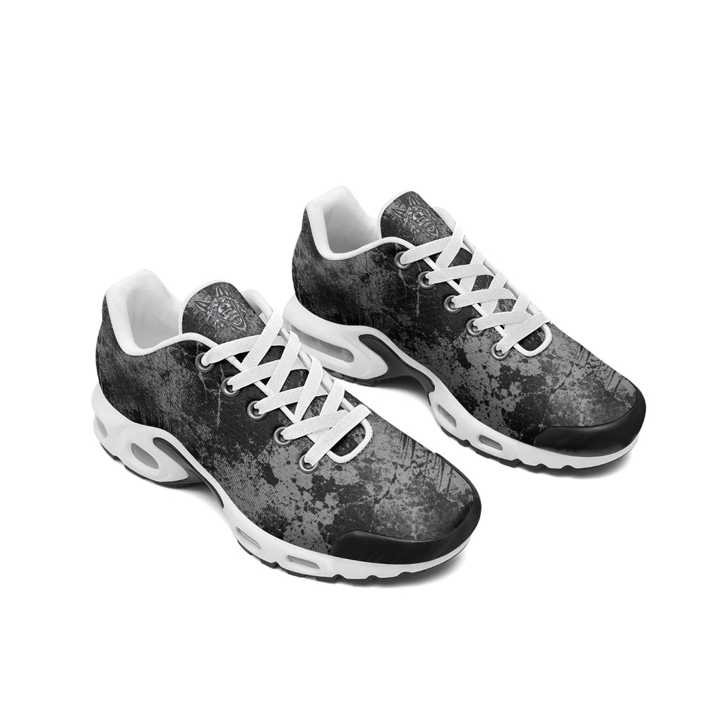 Steel Cage Black & Gray Sneakers