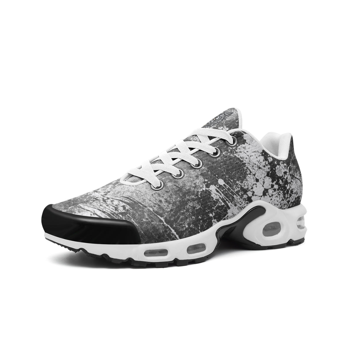 Battle Scars Black & White Sneakers