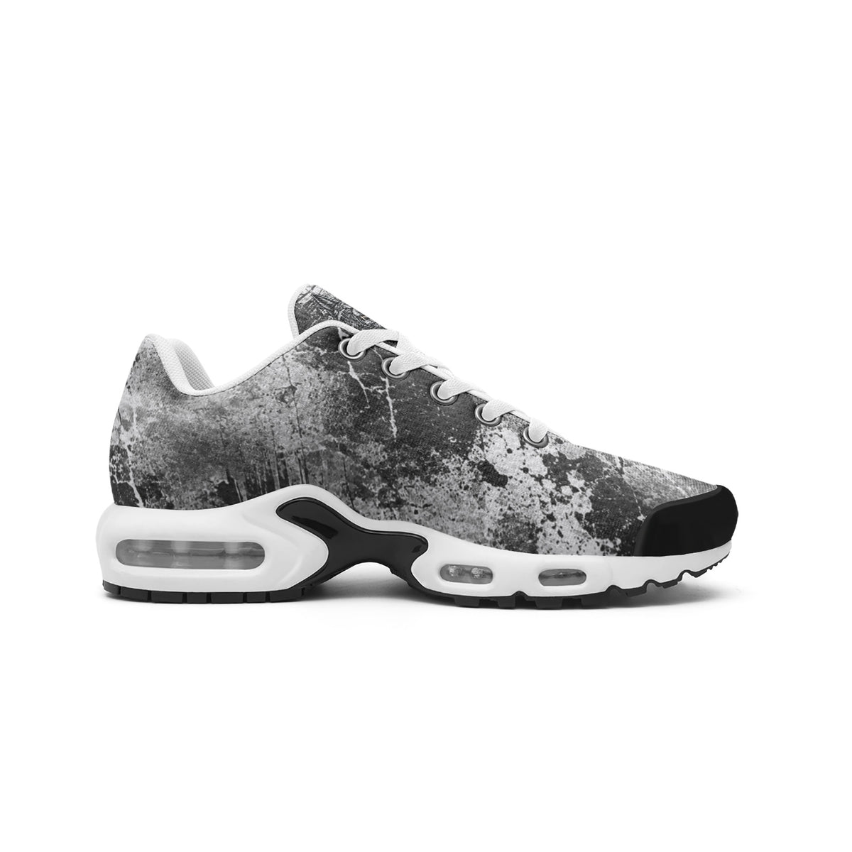 Battle Scars Black & White Sneakers