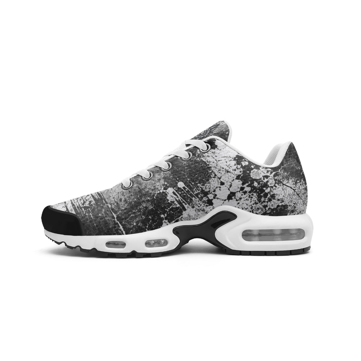 Battle Scars Black & White Sneakers