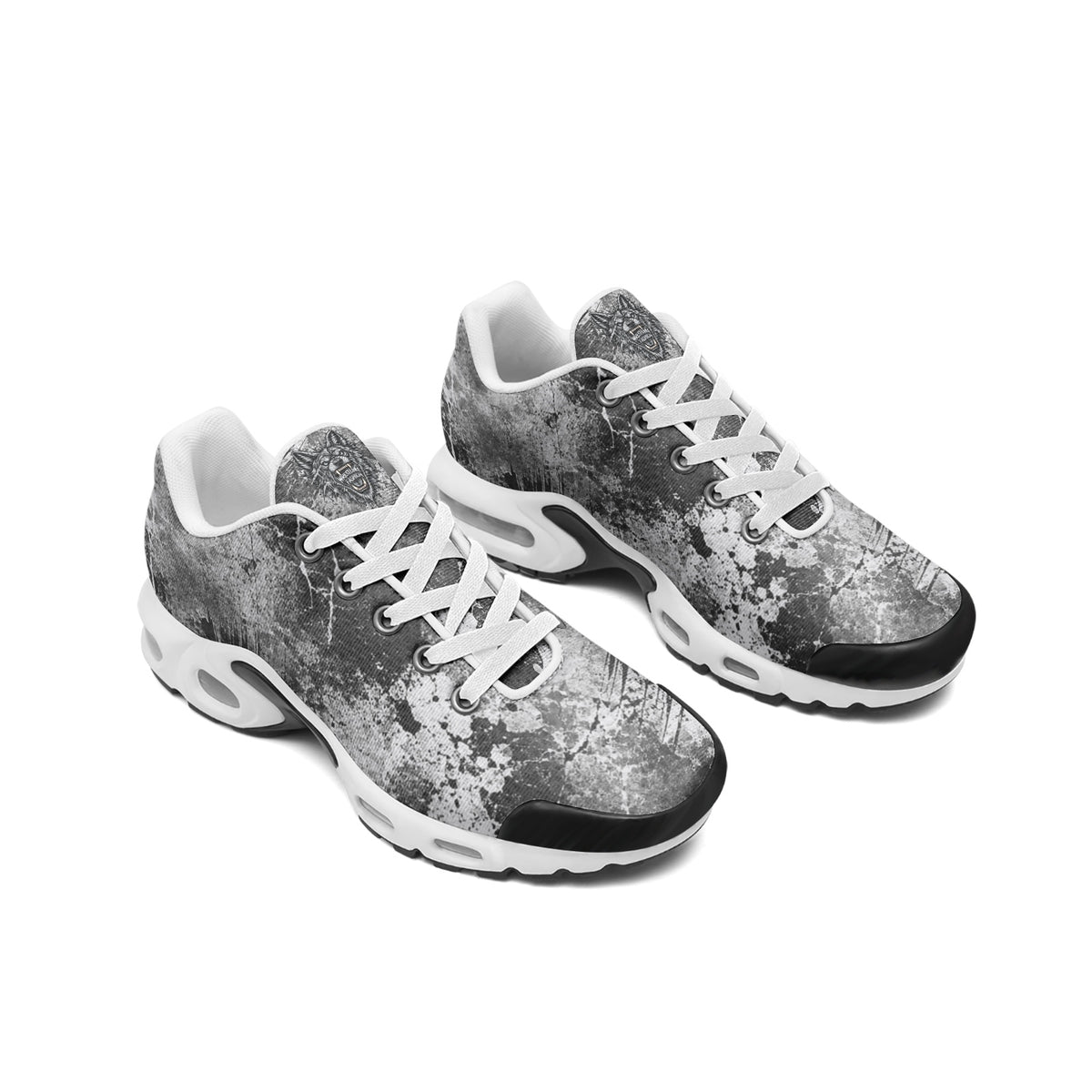 Battle Scars Black & White Sneakers