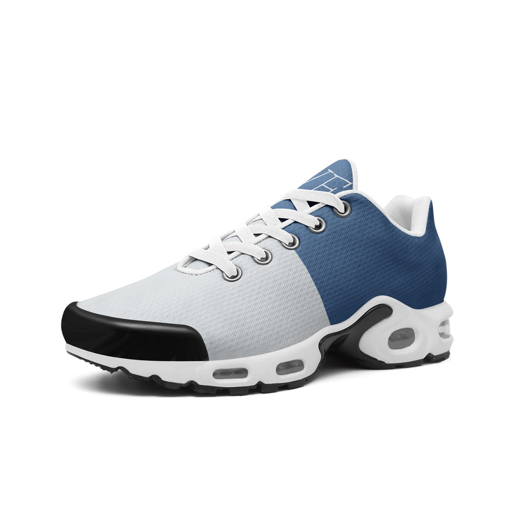 Cold Steel Blue & Silver Sneakers