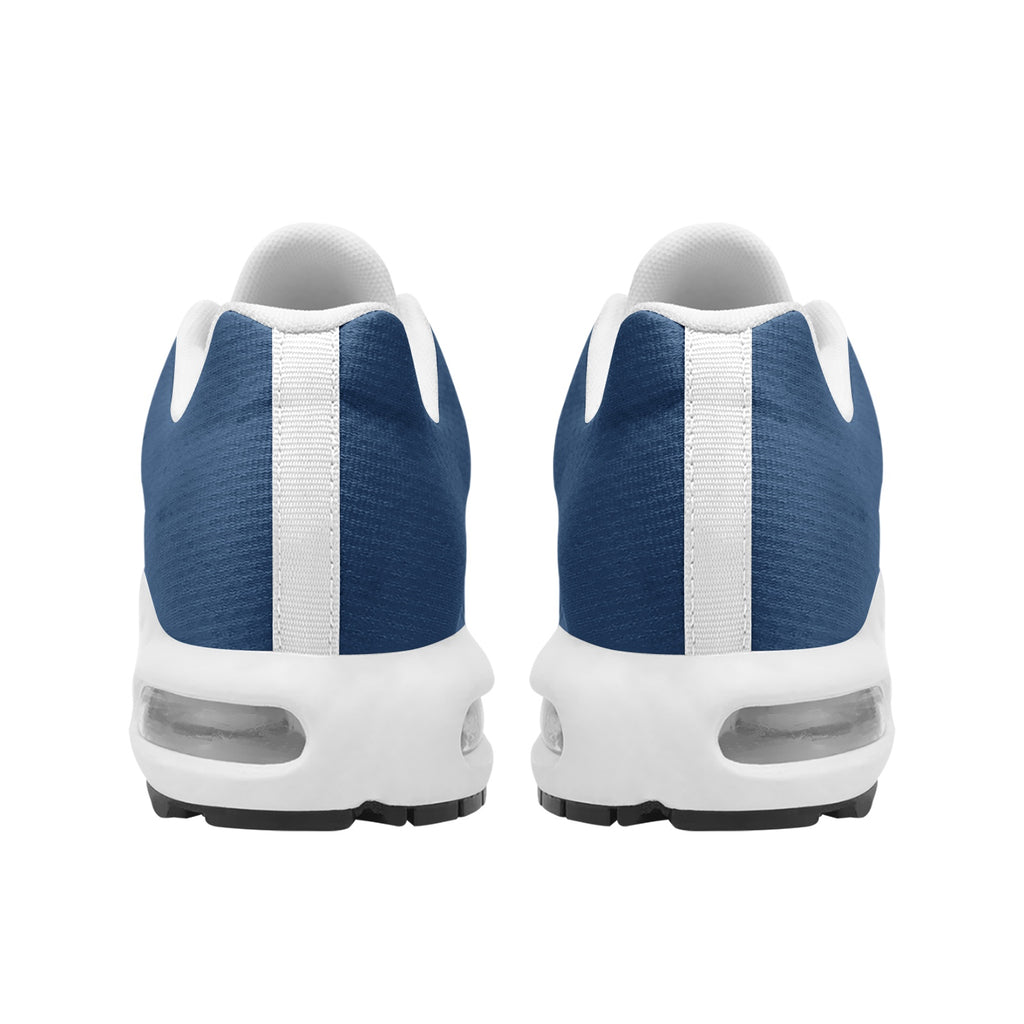 Cold Steel Blue & Silver Sneakers