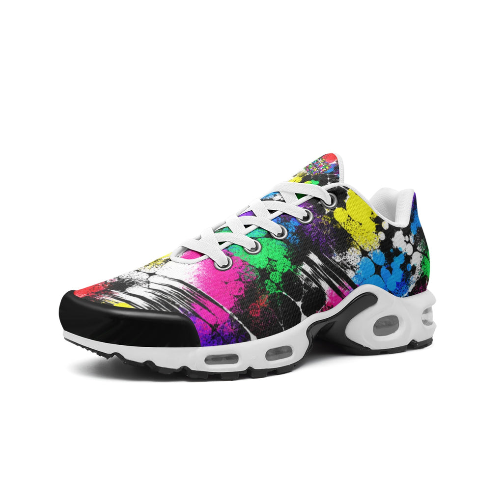 Color Clash Grunge Sneakers