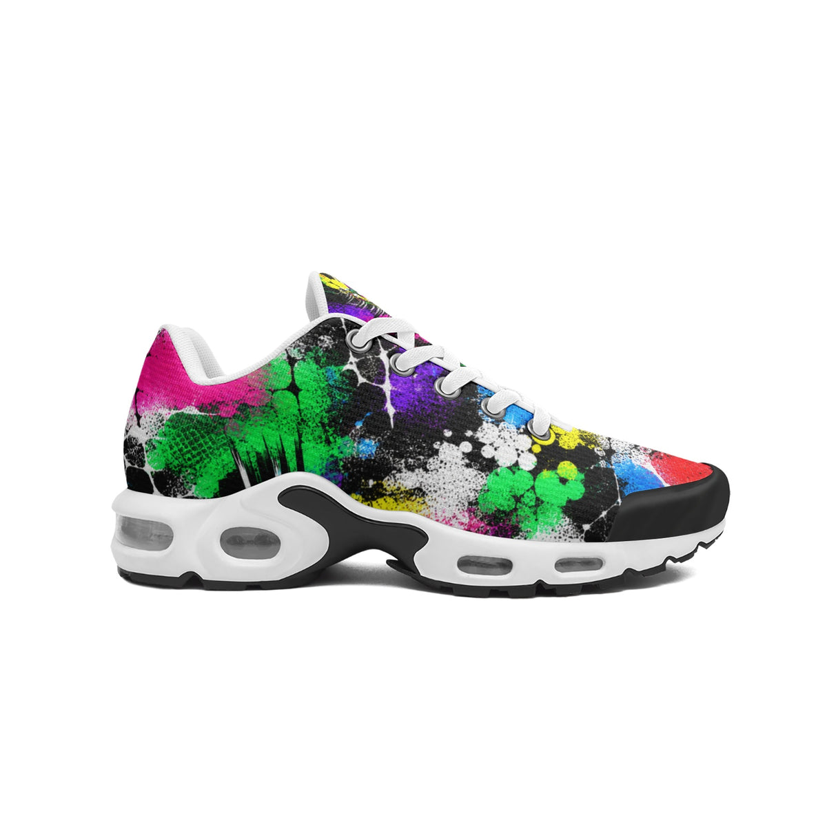 Color Clash Grunge Sneakers