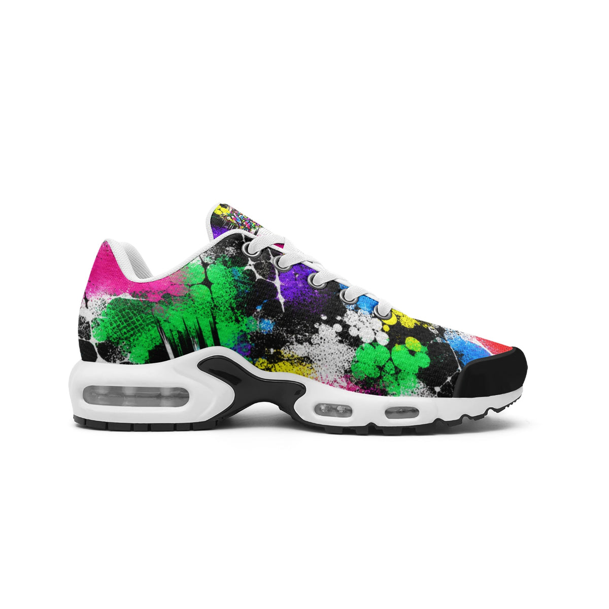 Color Clash Grunge Sneakers