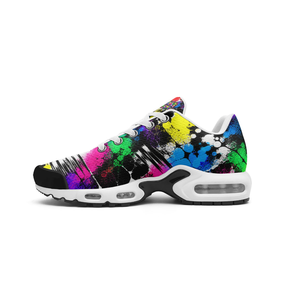 Color Clash Grunge Sneakers