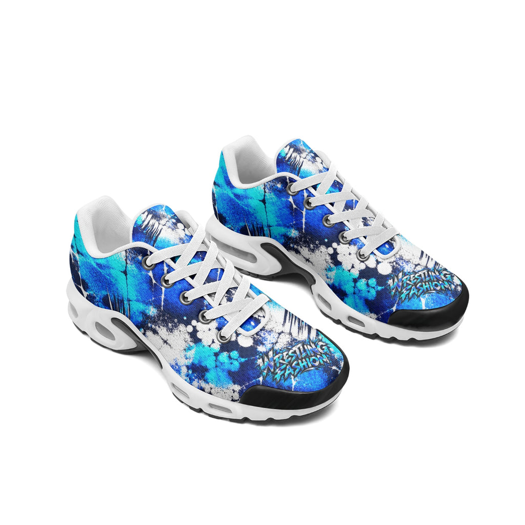 Ice Breaker Blue & White Grunge Sneakers
