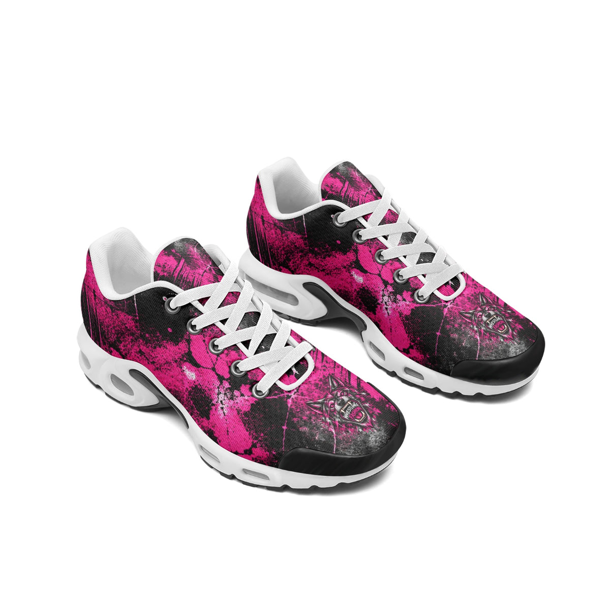 Unleashed Pink & Black Sneakers