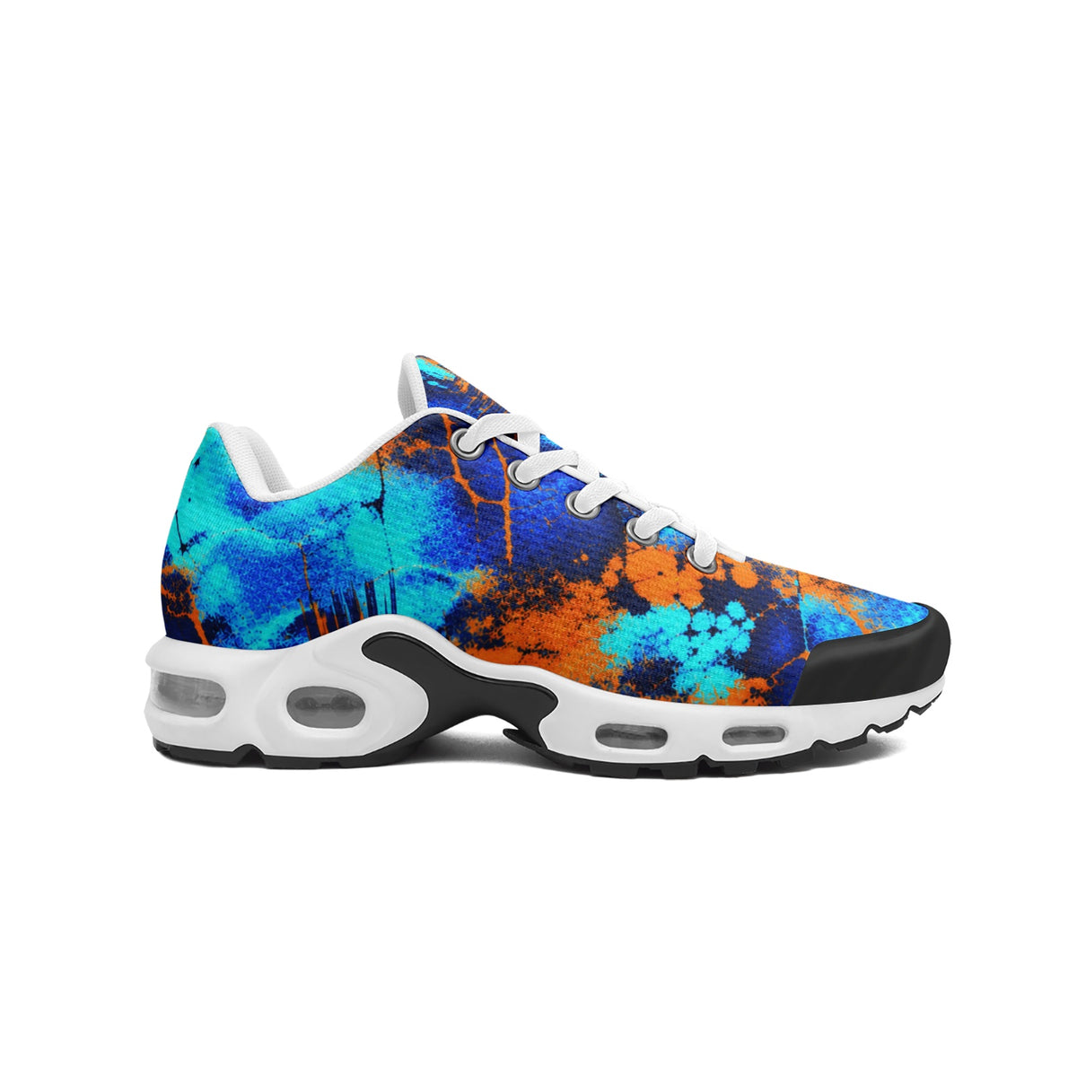 Ringside Riot Blue & Orange Sneakers